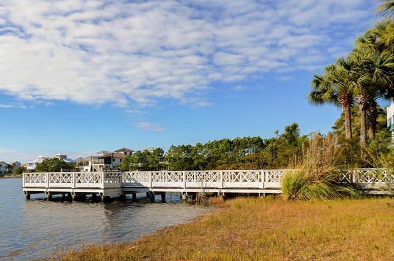 Grab your coffee and walk along the pier at Carillon Condominiums in Panama City Beach FL