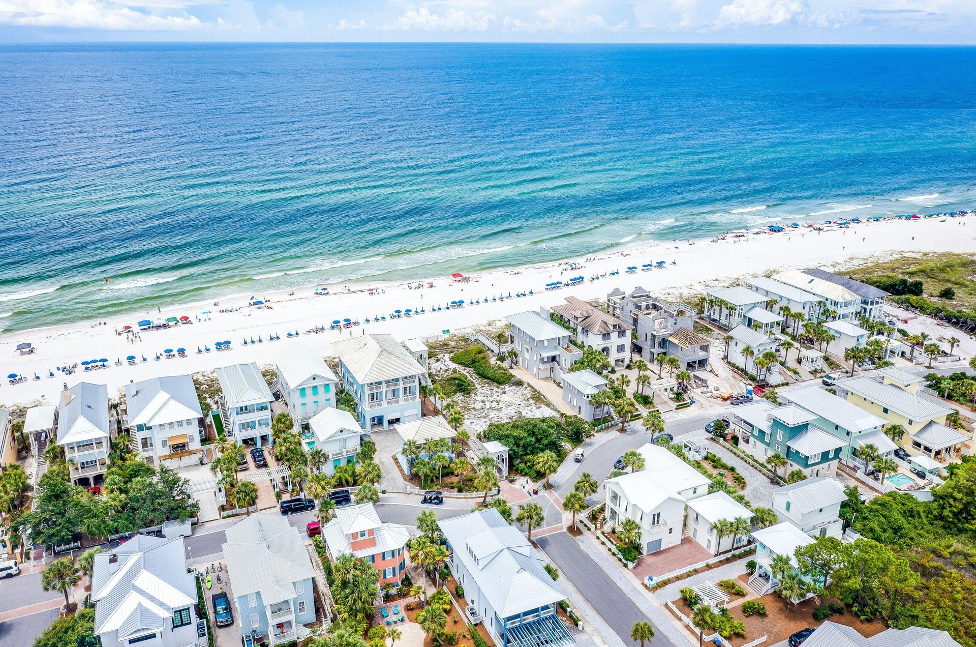 The Carillon Beach community provides private beach access