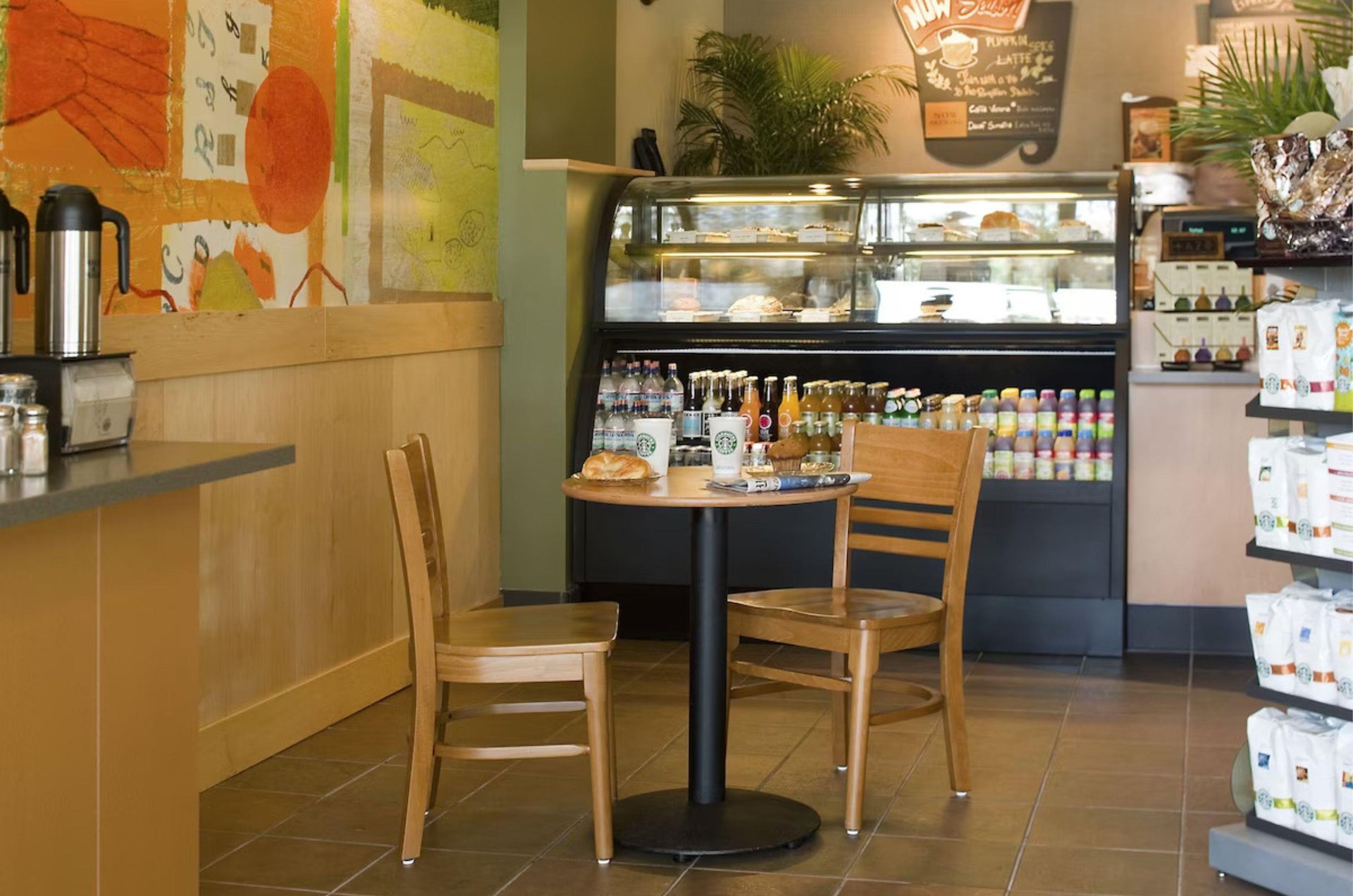 Grab a bite to eat in the onsite cafe