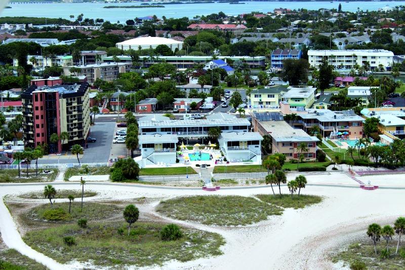 Beachfront pool at The Sands of Treasure Island in Treasure Island FL