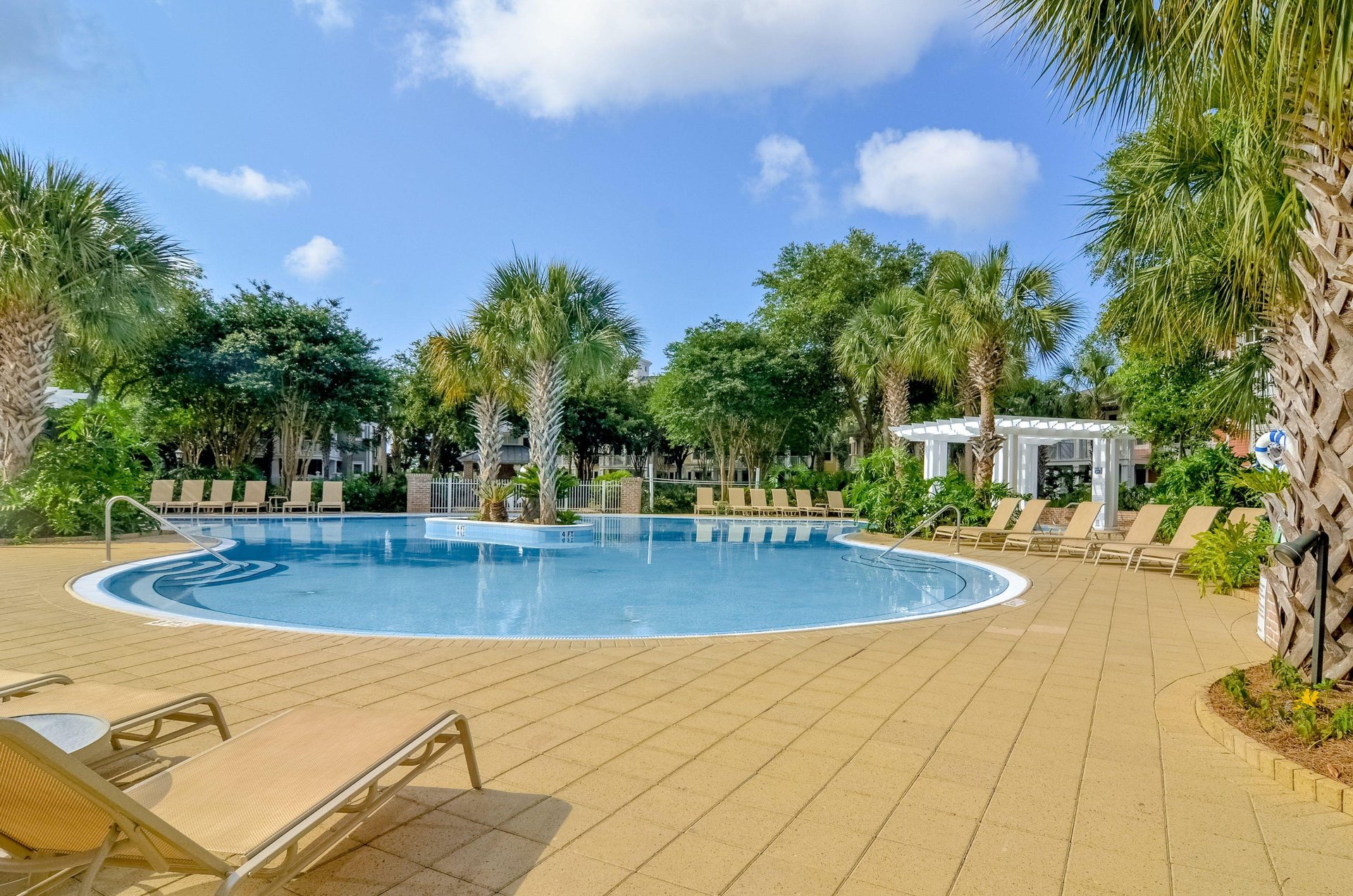 Lagoon pool and sun deck