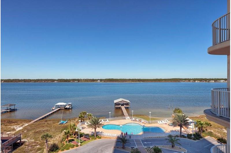 View of bay from Mustique in Gulf Shores Alabama