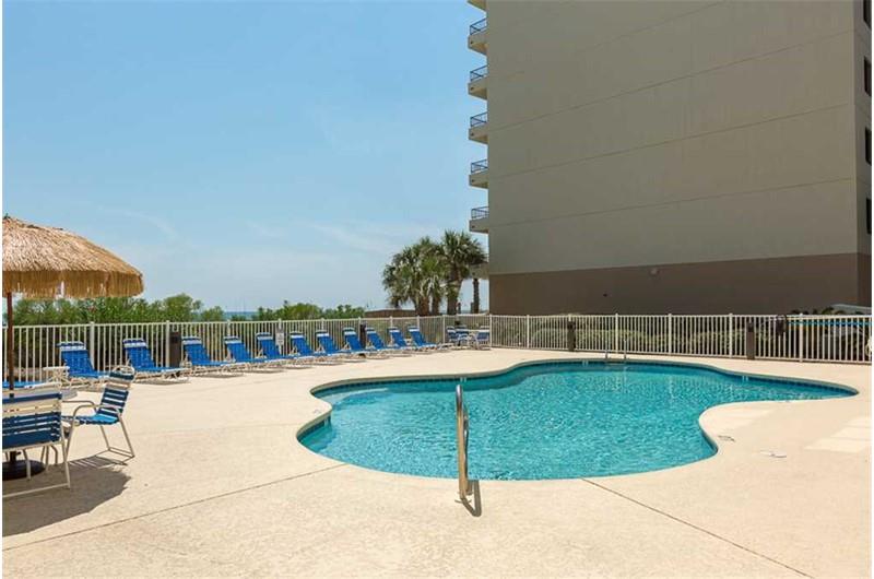 Pool area at Marlin Key in Orange Beach Alabama