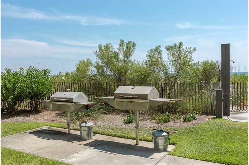 Grill area at Marlin Key in Orange Beach Alabama