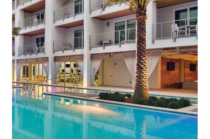 Crystal clear pool at The Pointe in Hwy. 30 A Florida