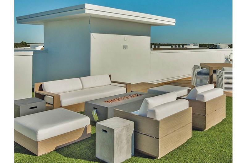 What a fabulous view from the roof top deck at The Pointe in Hwy. 30 A Florida