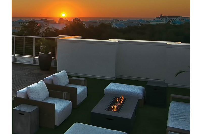 It doesnt get more relaxing than a sunset and firepit at The Pointe in Hwy. 30 A Florida