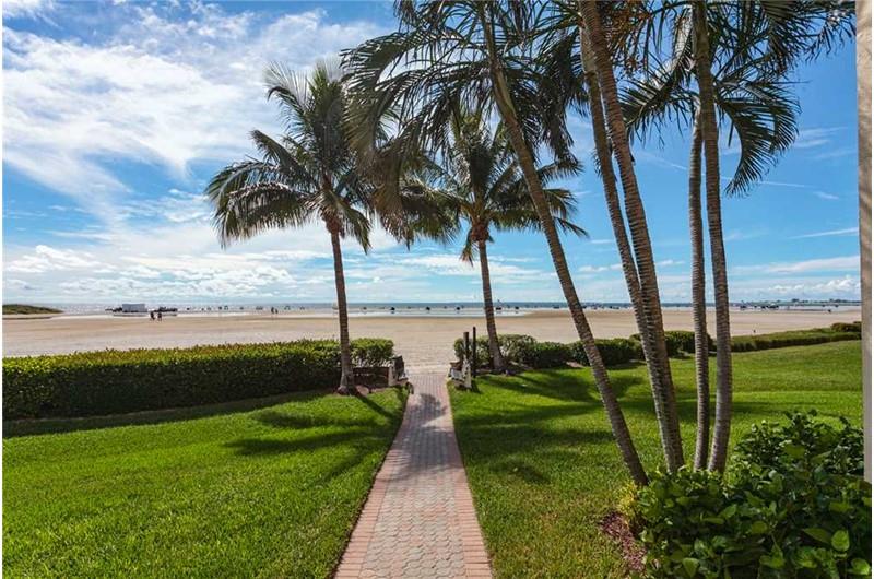 Beach access from Sandarac in Ft. Myers Beach Florida