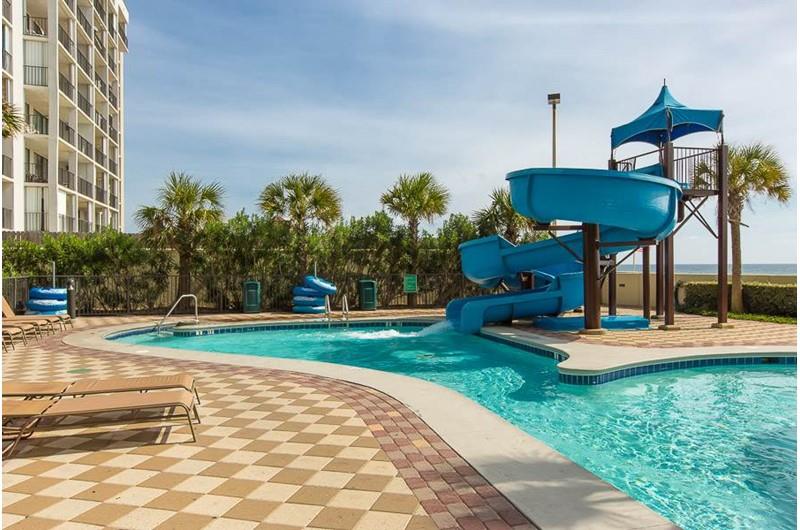 Beachfront pool at Phoenix West in Orange Beach AL