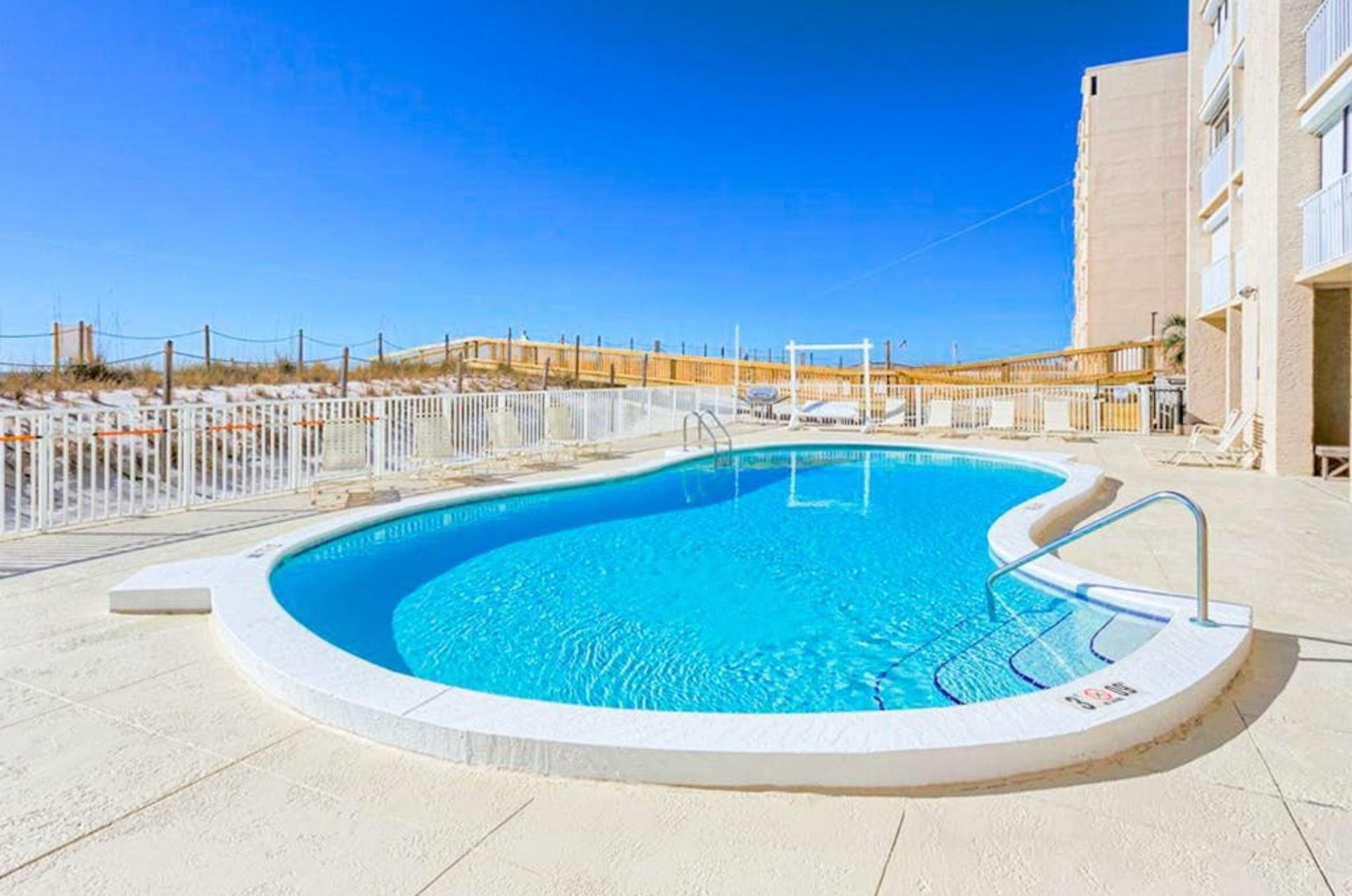 Edgewater East includes a lovely outdoor swimming pool