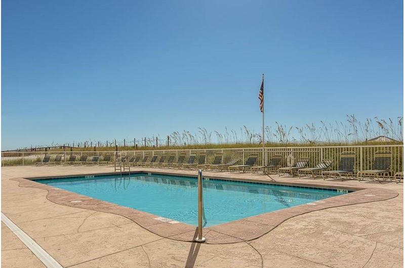 Gulf front pool at Edgewater West in Gulf Shores Alabama