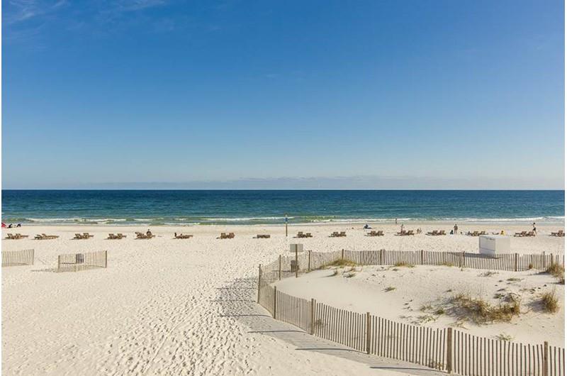 Beautiful view of the Gulf from Gulf House Condo in Gulf Shores Alabama