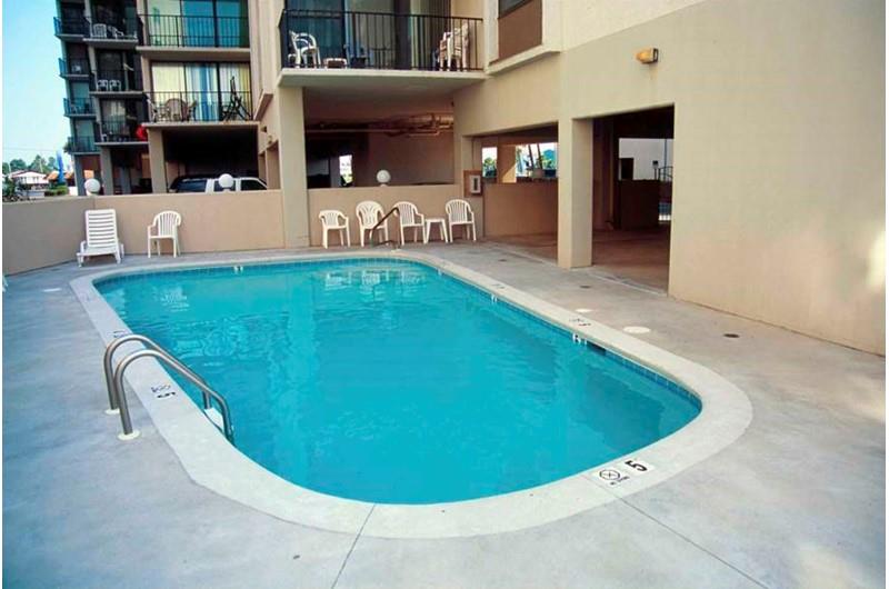 View of pool at Gulf House in Gulf Shores AL