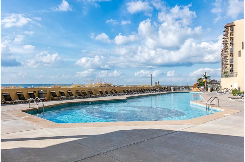 A beautiful pool at Phoenix V in Orange Beach Alabama