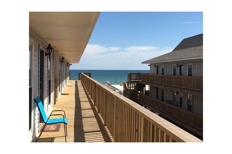 You can see the Gulf from The Beach Front Condos in Gulf Shores Alabama