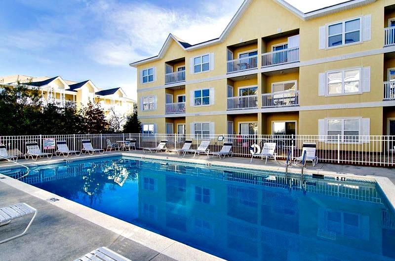 View of pool at Herons Watch in Seagrove Beach FL