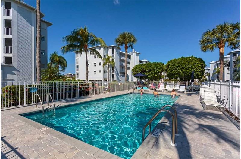 Lovely pool at Royal Pelican in Ft. Myers Beach Florida