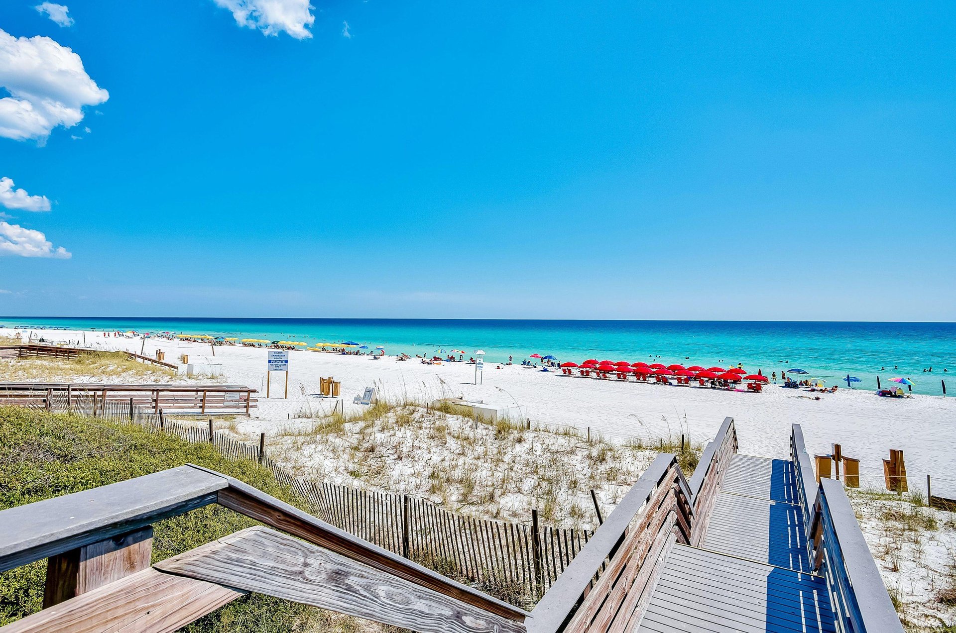 A beautiful private Sandestin beach.
