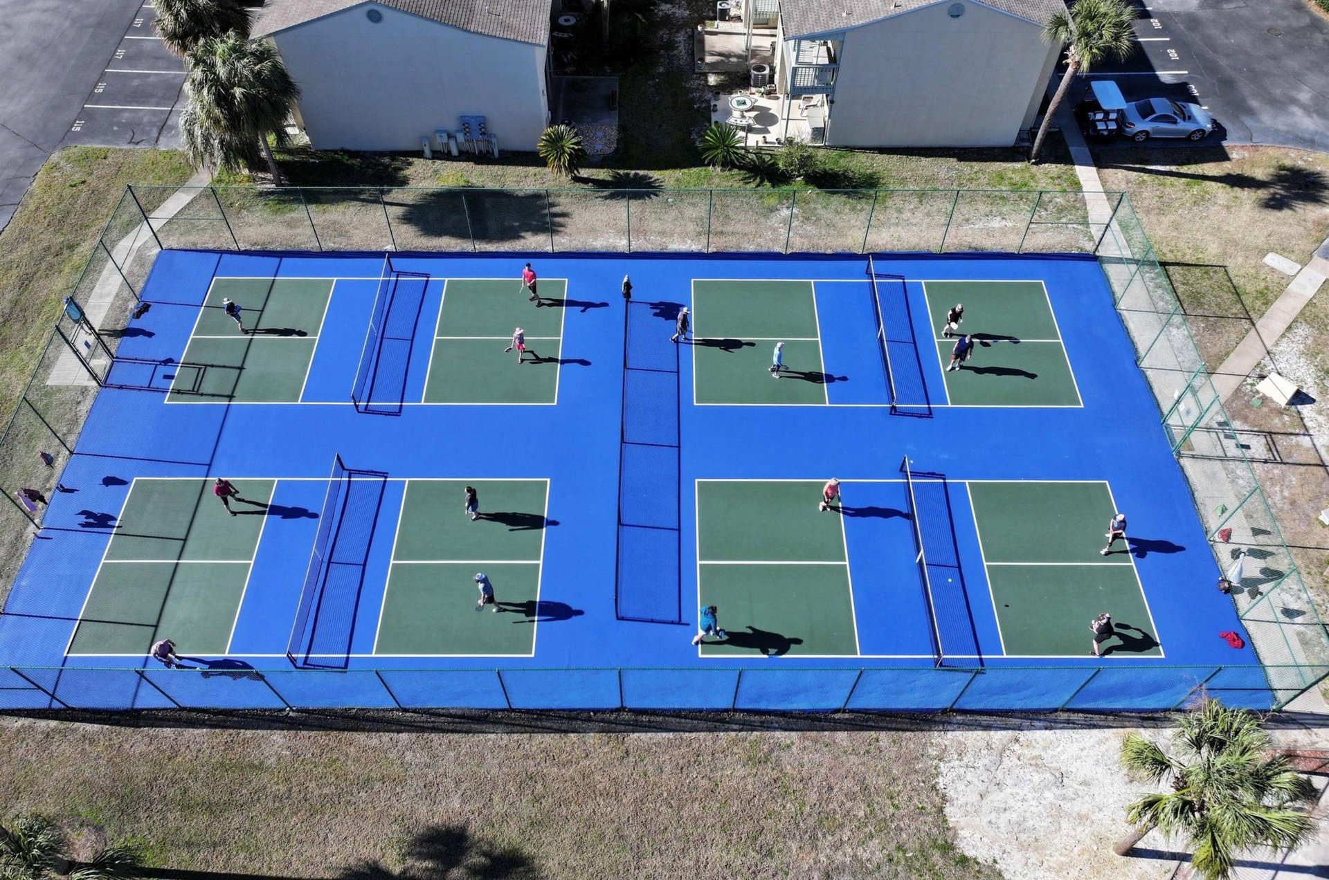 Pickleball courts at Gulf Highlands Beach Resorts