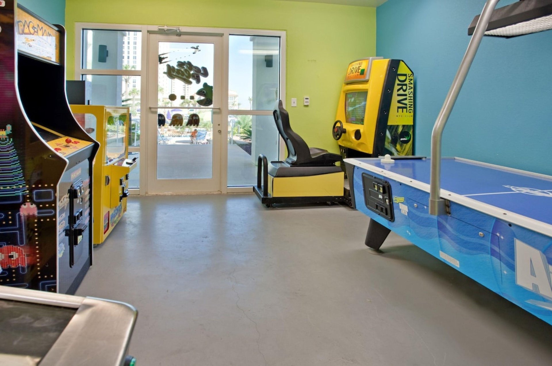 The hotels arcade includes a variety of fun games and activites