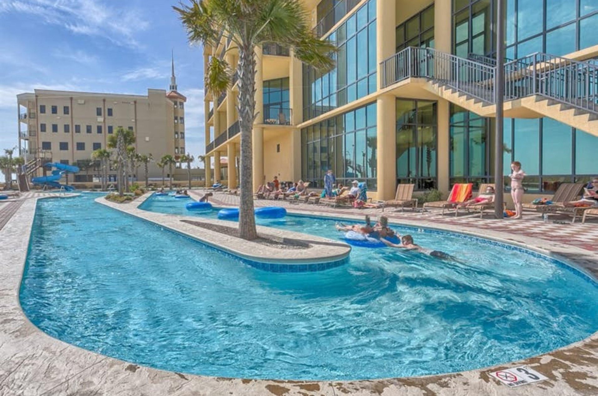 Float down the spectacular lazy river