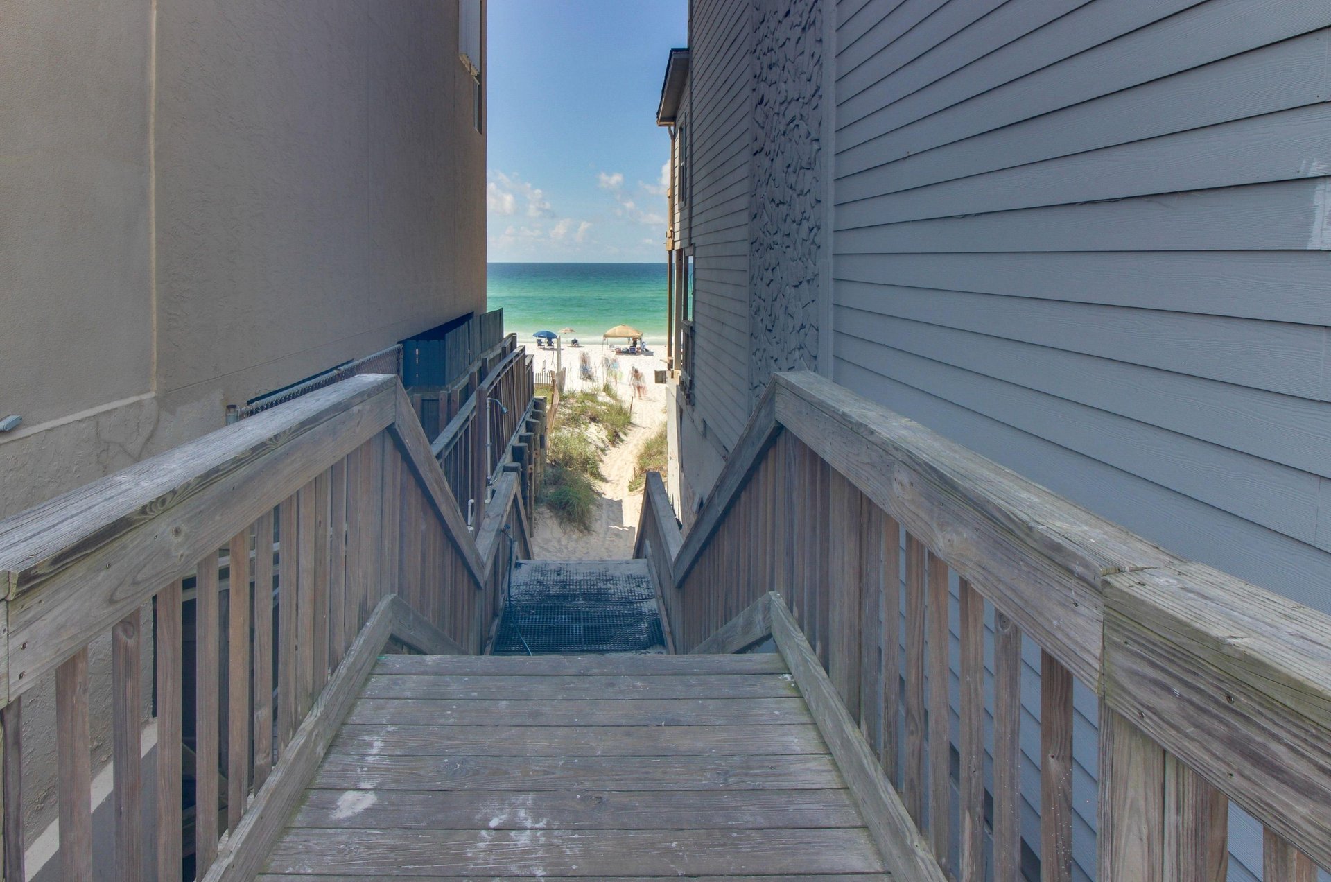 Stairs to the beach