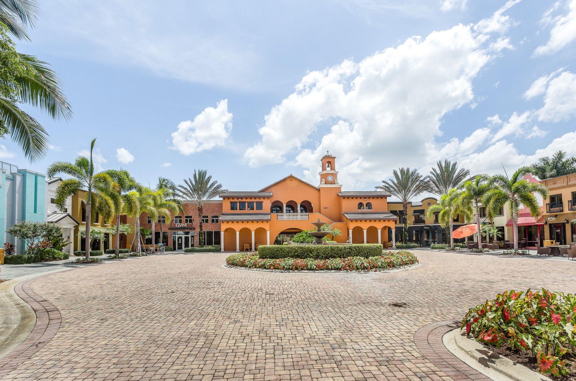 This condo community is mixed use, with residential homes and shops comingling in one neighborhood.