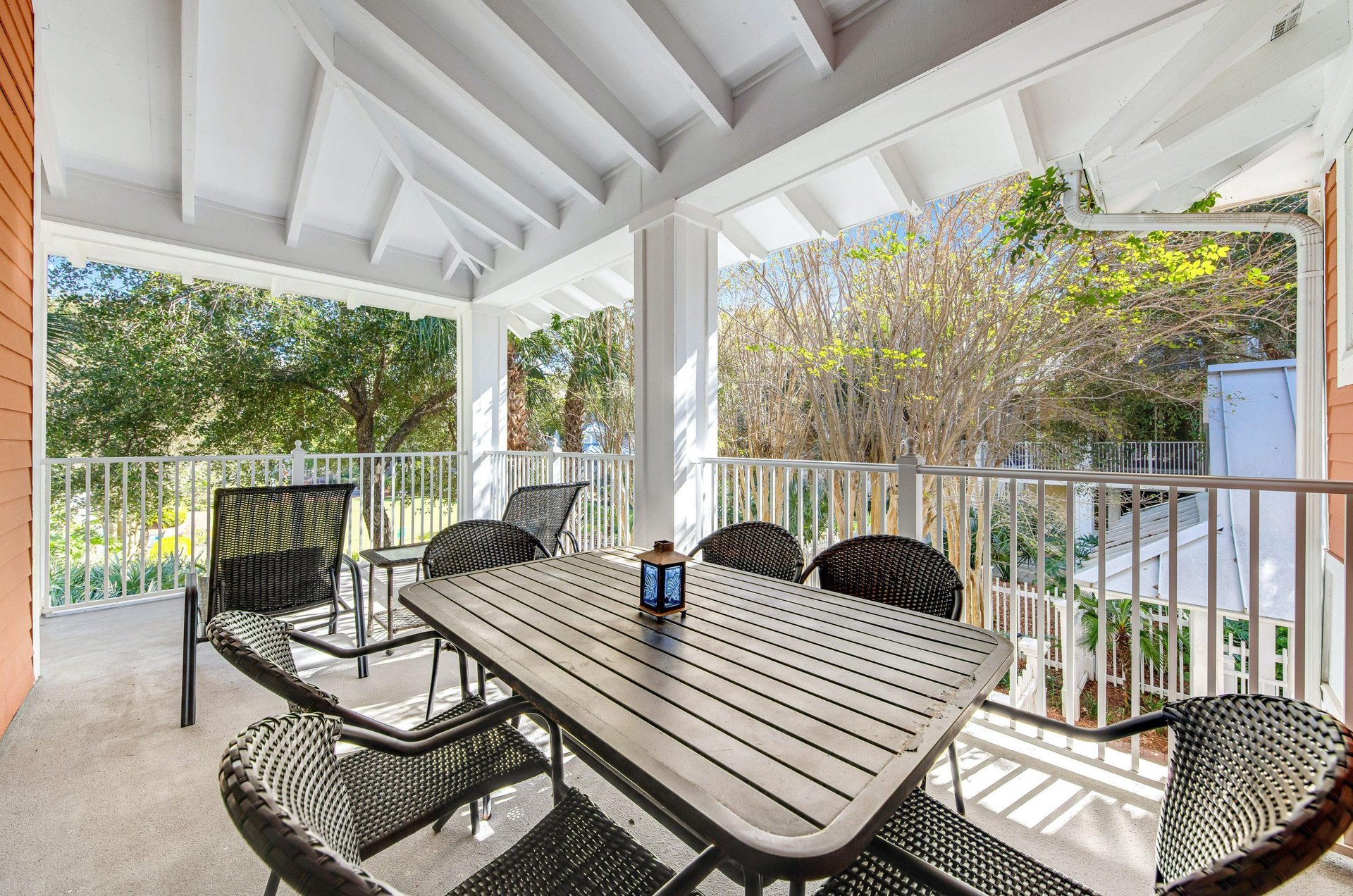Rooms at the inn include private balconies with lovely views