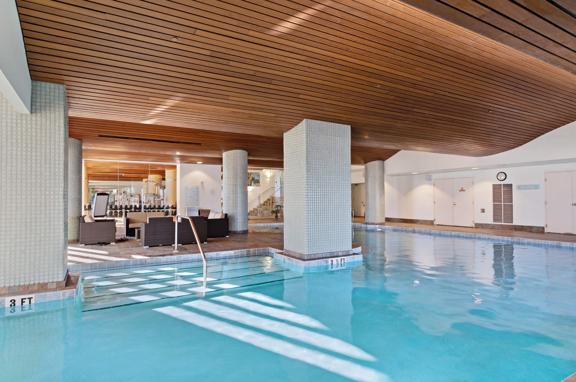 Relax by the fabulous indoor pool