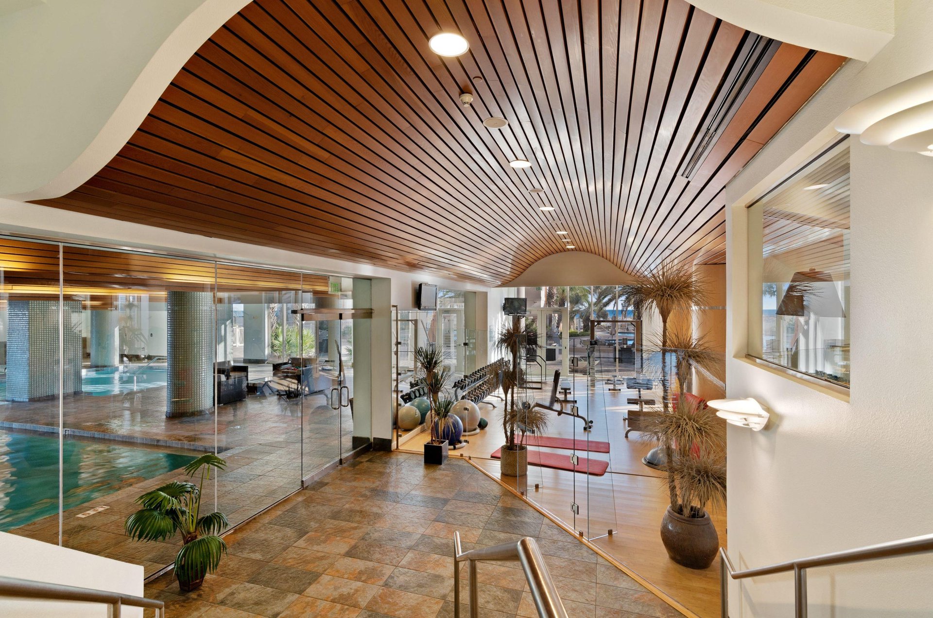 Beach Club Resort and Spa amenities include stunning fitness, indoor pool and spa facilities