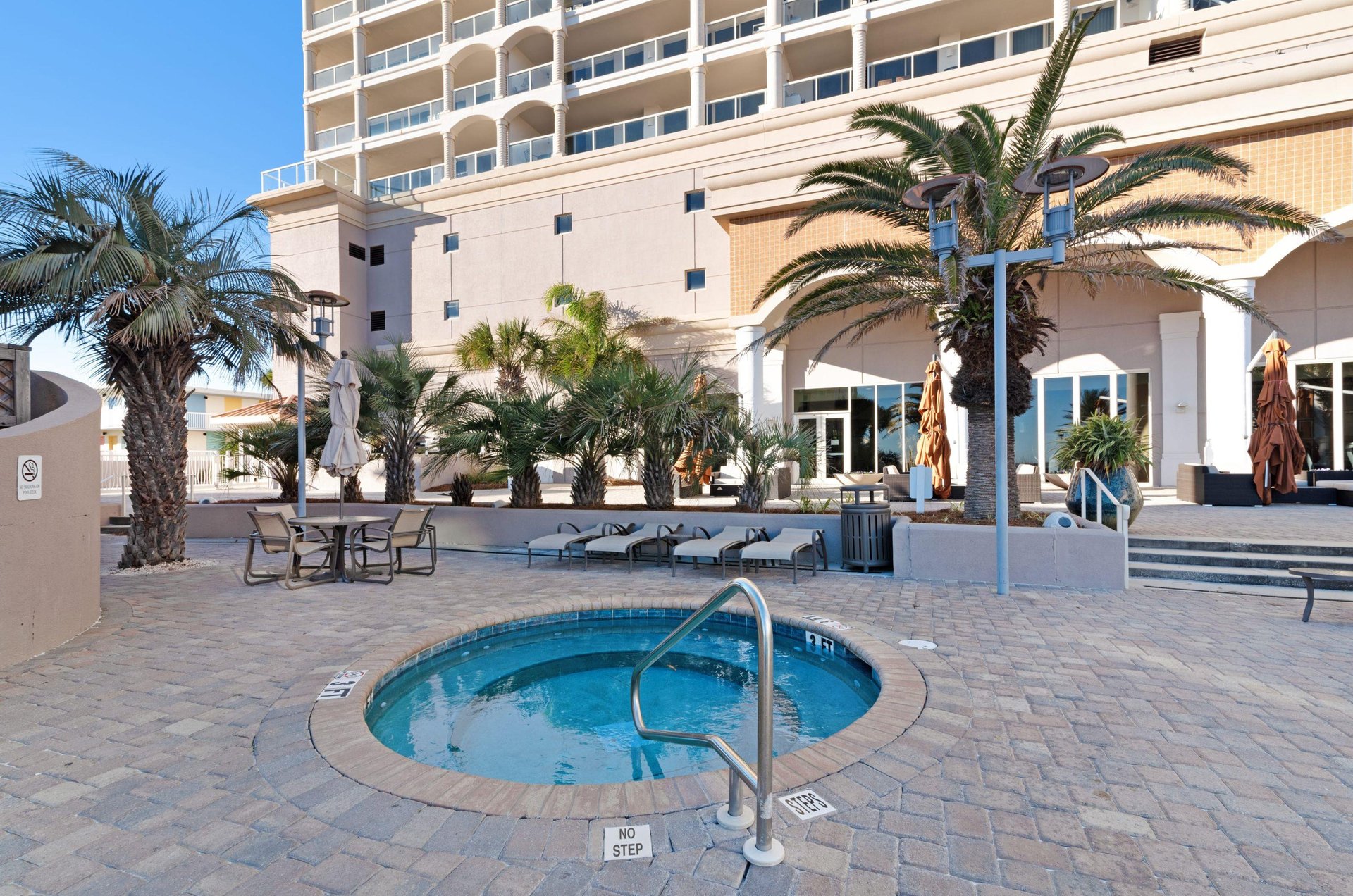 Relax by the beachside, outdoor hot tub