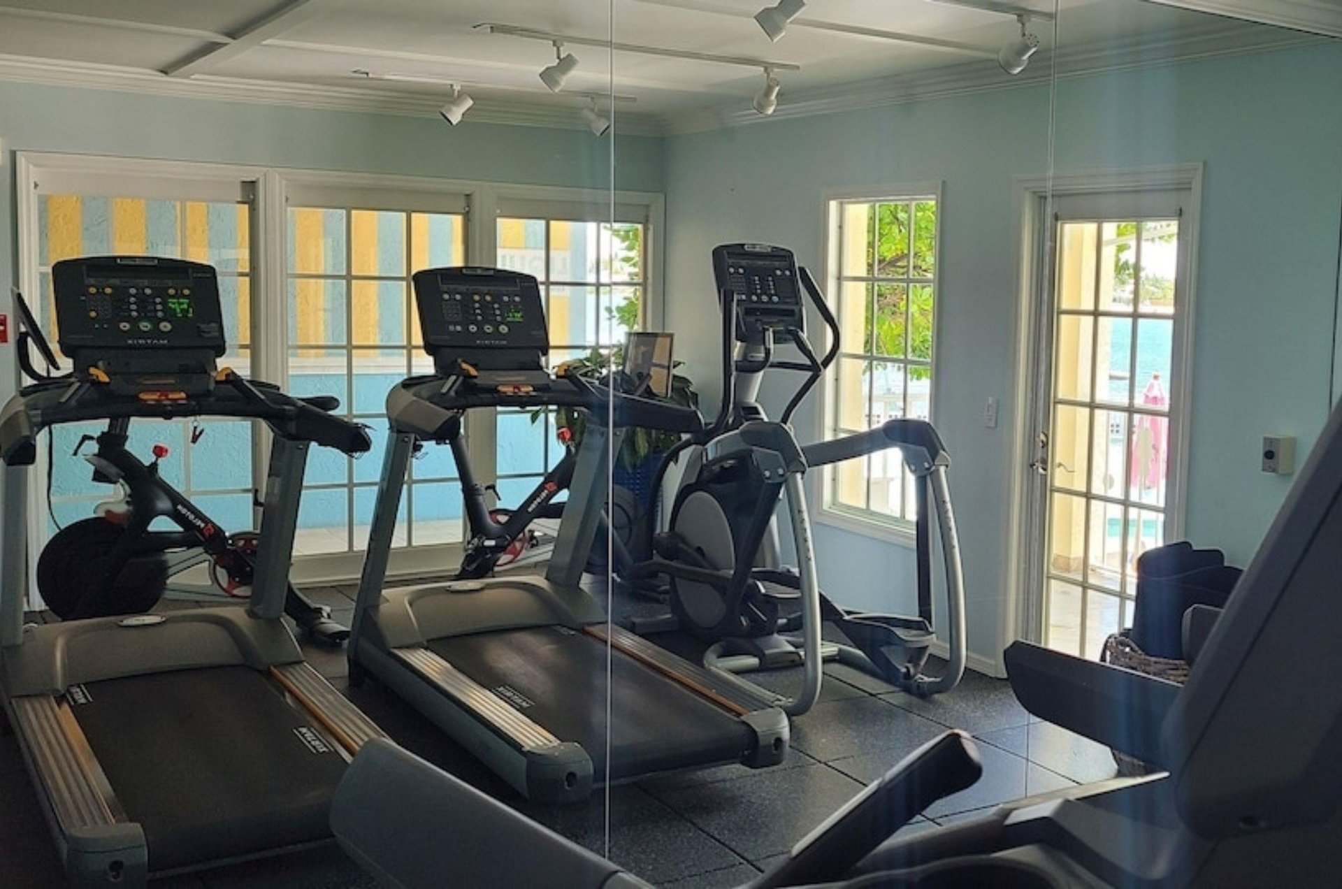 The fitness center at Ocean Key Resort