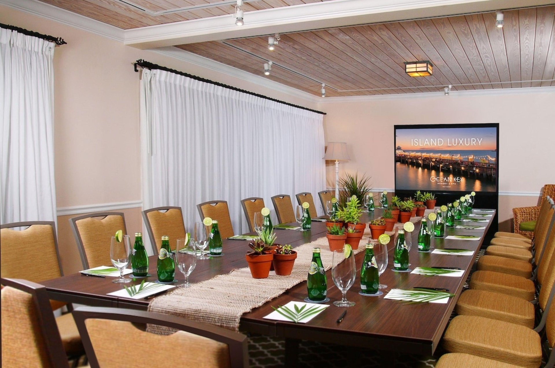 A conference room at Ocean Key Resort in Key West, Florid a