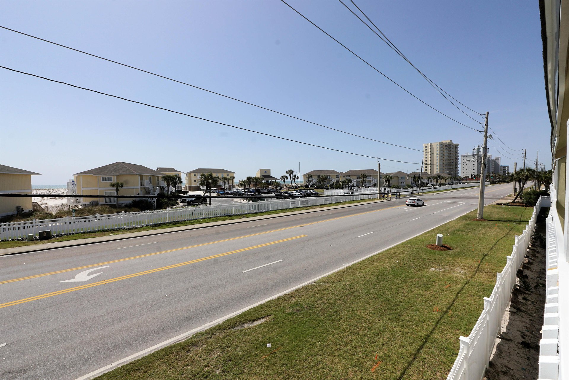View from balcony of our beach access