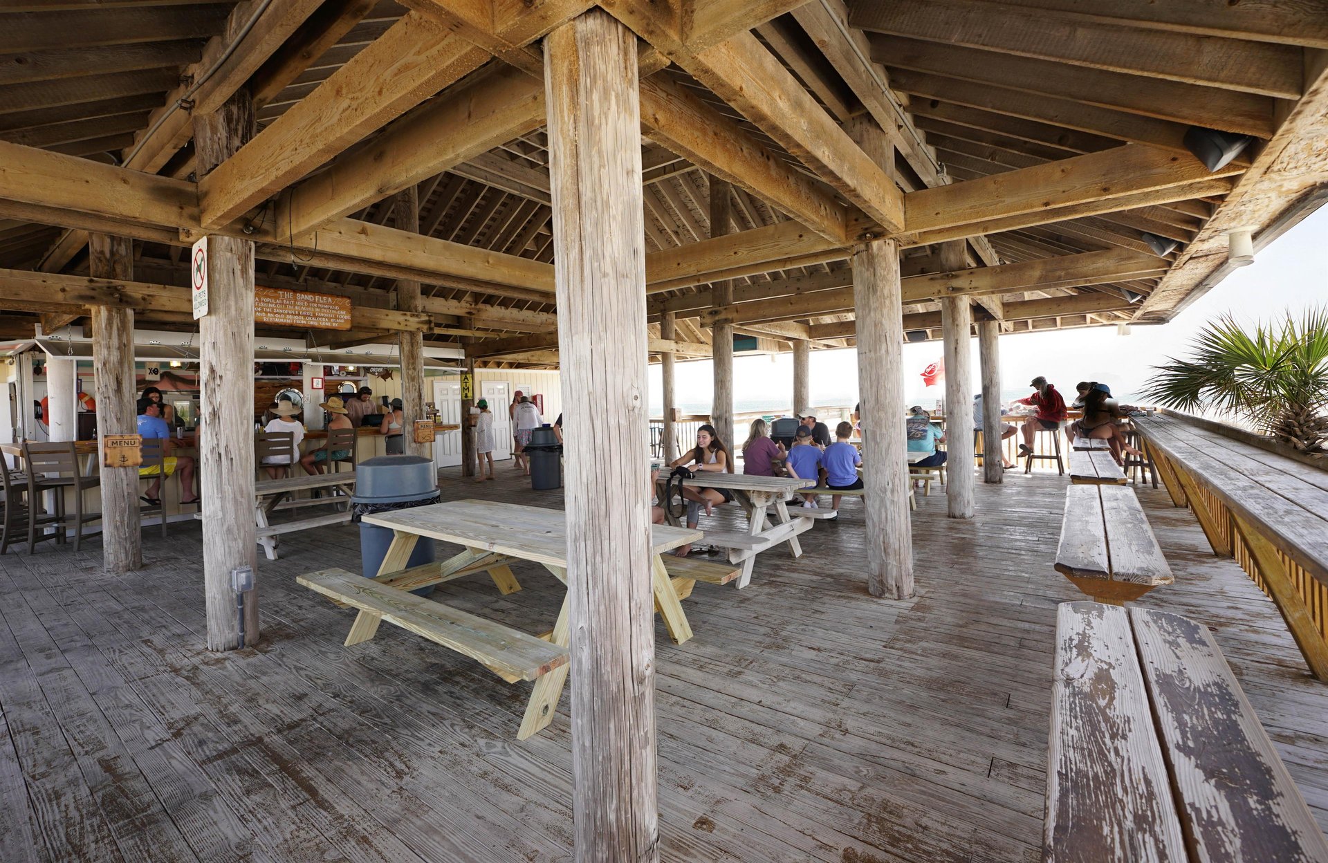 Sand Flea our beach bar open MarchOctober