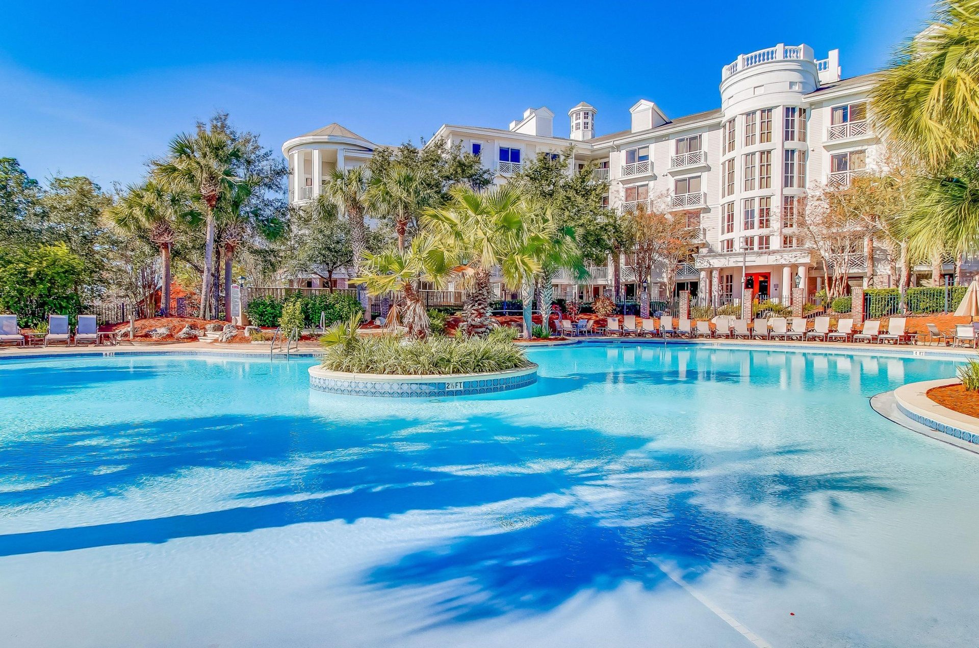 The resortstyle pool at Lasata at Sandestin