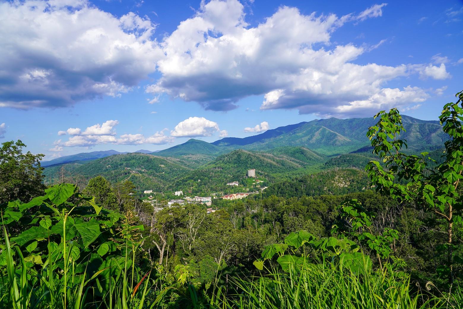 Drone View of the Mountains