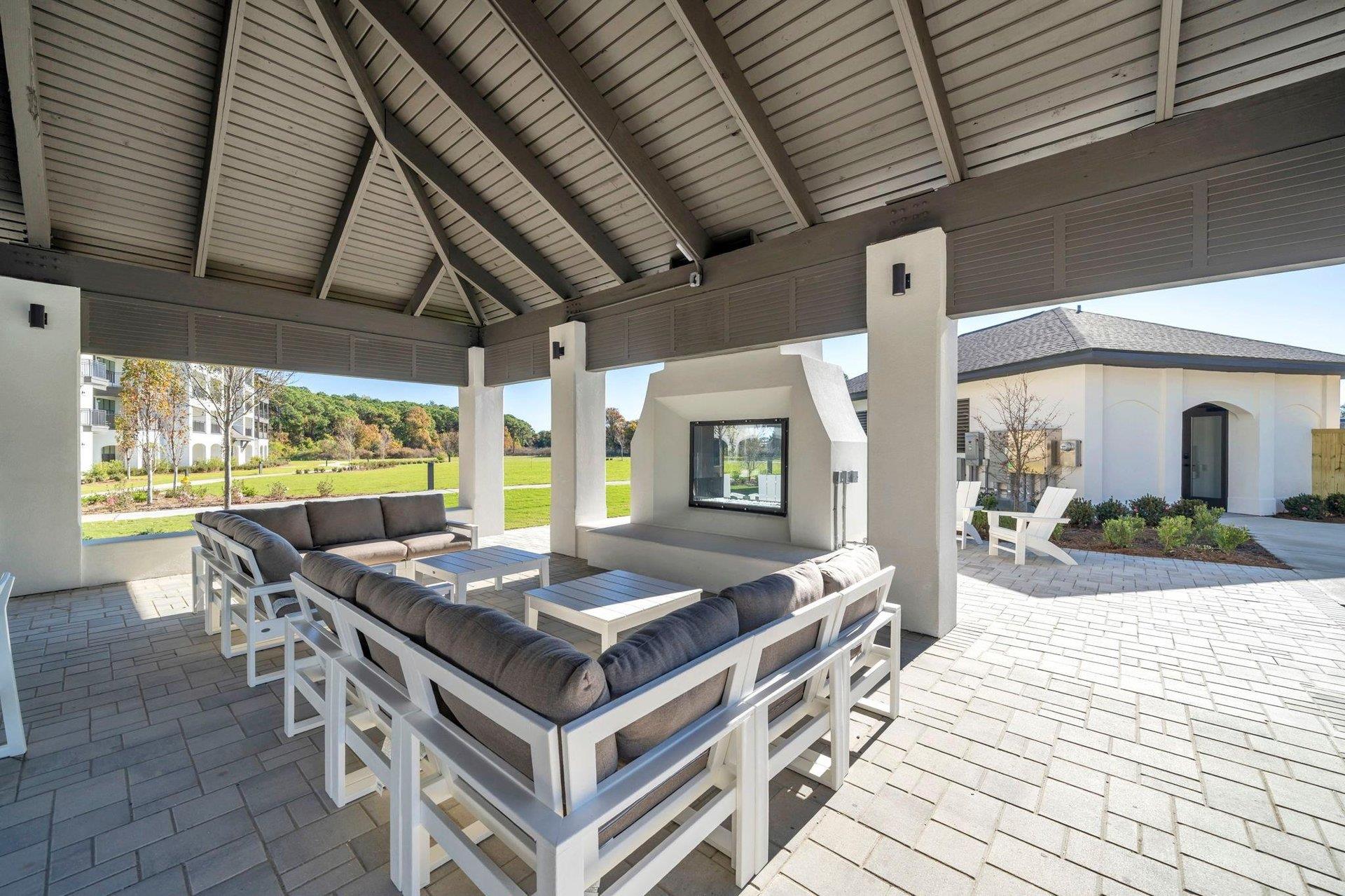 Grove Pavilion with Fire Pits