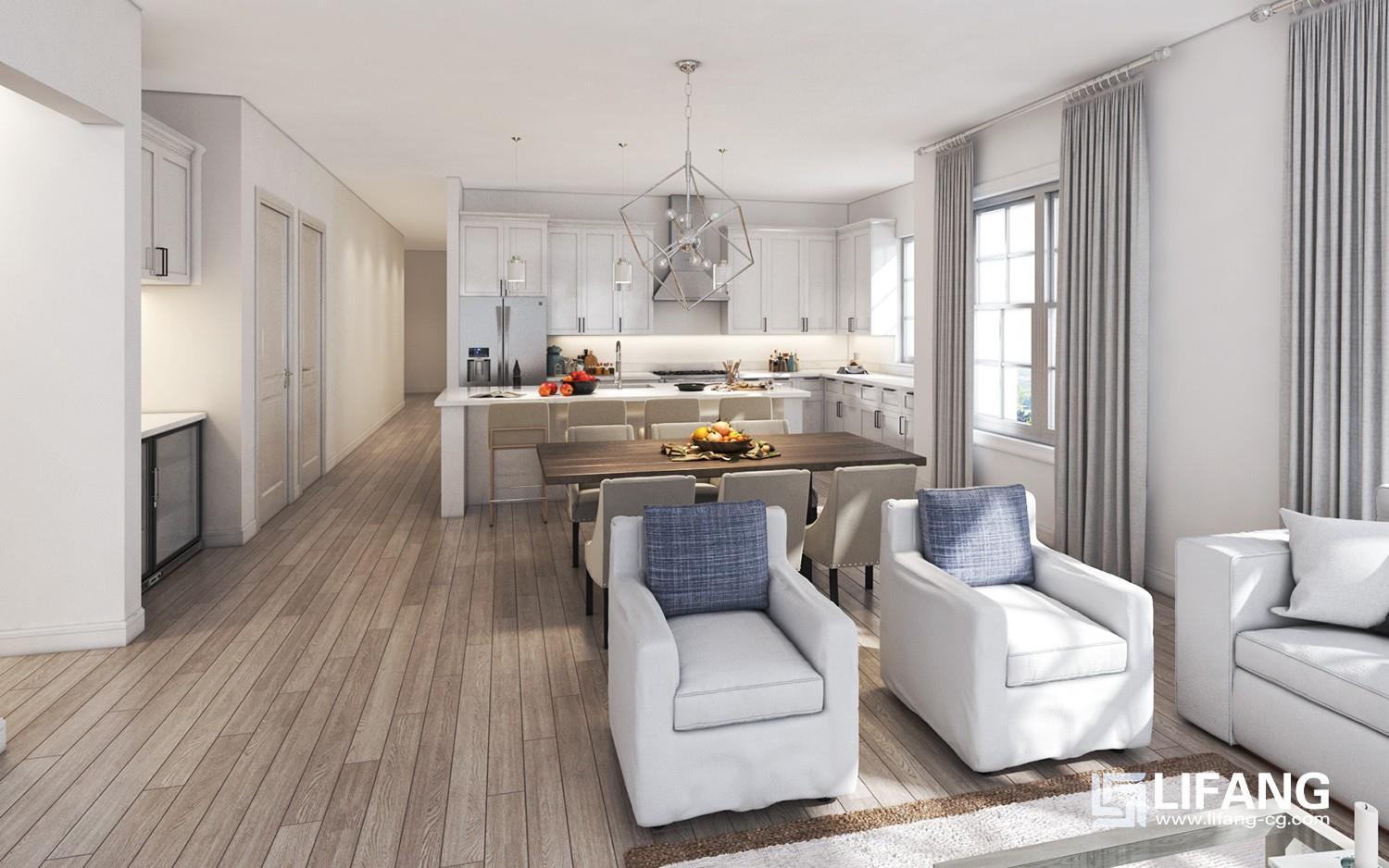 Living Room Rendering