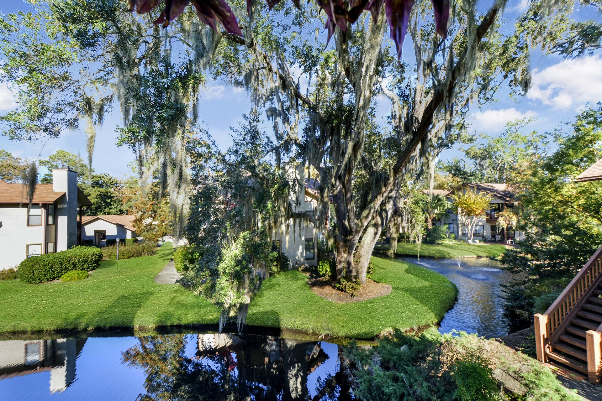 View from Balcony – Harbour Oaks 316, St. Simons Island