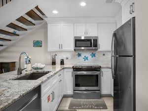 Modern open kitchen space