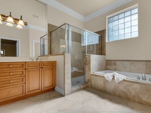 Primary Bath with Jetted Tub