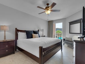 Primary Bedroom with a Cozy Private Balcony