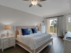 Primary Bedroom with King Bed and Balcony Access