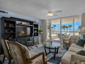 Large Flat Screen TV in Living Area