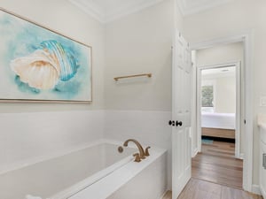 Large Soaking tub in Primary Bath