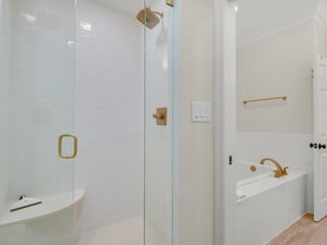 Large Walk in Shower in Priamary Bath