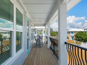 2nd Floor Balcony on Back Overlooking Pool