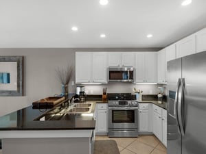 Kitchen with Stainless Steel Appliances