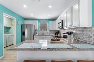 Kitchen with Bar Seating